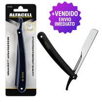 Navalhete Para Barbear Profissional Corte Navalha Barba Barbeiro de Inox
