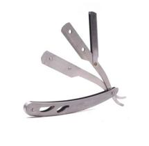 Navalhete Prateado Cromado Prata para Navalha Para Barbear Profissional Para Barbeiro e Cabeleireiro Corte de Cabelo e Barba