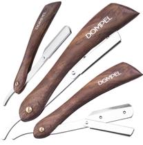 Navalhete Retratil Profissional Dompel 4275 Aço Inox E Cabo Em Madeira Navalhete Retratil Profissional Dompel 4275 Aço Inox E Cabo Em Madeira