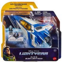 Nave Espacial XL-14 + Mini Boneco Buzz Lightyear Hyperspeed - Mattel HHK01