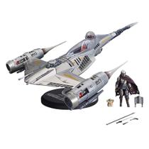 Nave Estelar N-1 Starfighter do Mandaloriano - Coleção Vintage Star Wars com Bonecos de Ação (9,5cm)