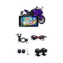 Navegação GPS Para Motocicleta À Prova d'Água De 5 Polegadas Com Carplay Sem Fio, Android Auto, Navegação GPS Para Motocicleta À Prova d'Água De 5 Polegadas Com Carplay Sem Fio, Android Auto,