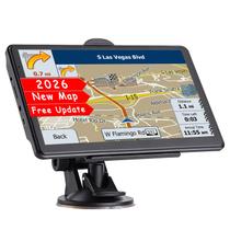Navegador GPS LONGRUF com tela sensível ao toque HD de 7" para roteamento de caminhões