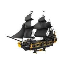 Navio Pirata Do Caribe, Navio De Vingança, Pérola Negra, 2076 Peças, Modelo De Blocos De Construção