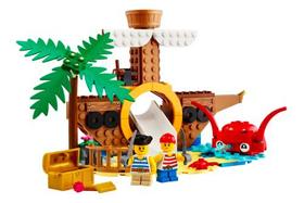 Navio Pirata Playground LEGO - Novo