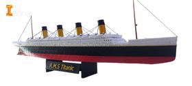 Navio RMS Titanic, 65 cm de Comprimento, Flutua e Afunda - 3D Inventor