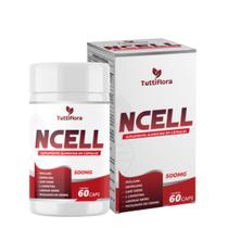 NCELL Psyllium, Espirulina, Café Verde, LCarnitina, Laranja Moro e Cromo 60 Caps Tuttiflora