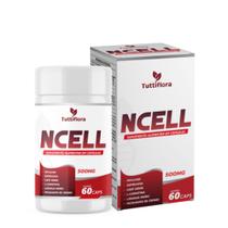 Ncell Psyllium, Espirulina, Café Verde, LCarnitina, Laranja Moro e Cromo 60 Cápsulas Tuttiflora