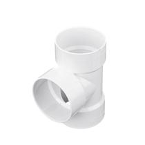 NDS PVC S&D Tee 3" Hub x Hub Solvent-Weld White NDS PVC S&D Tee 3" Hub x Hub Solvent-Weld White