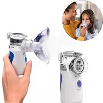 Nebulizador bivolt prático, silencioso e eficiente para uso diário