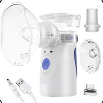 Nebulizador Compacto Ultrassônico Branco Portátil Silencioso Infantil