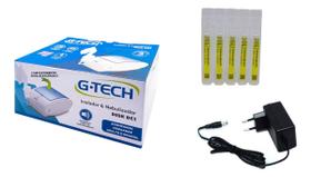 Nebulizador E Inalador De Névoa Fina Super Flow G-Tech + 5 Ampolas De 10ml De Soro Fisiológico