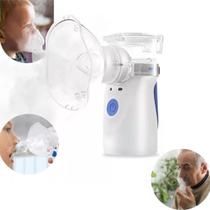 Nebulizador ergonômico silencioso bivolt com uso eficiente prolongado