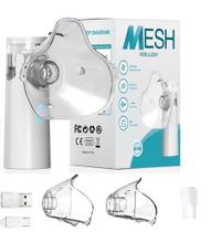 Nebulizador inalador Portátil Ultrasonico Adultos Crianças Bivolt 110v / 220v - Mesh