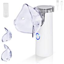 Nebulizador Inalador Sem Fio Ultrassonico Silencioso Compacto Portatil Criança Adulto Idoso Multiuso Bem Estar