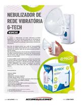 Nebulizador Inalador Vibratório Portátil Nebmesh Ultrassônico Digital