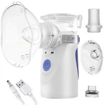 Nebulizador Portátil Sem Fio Silencioso Mesh Inalador Ultrassônico Adulto Infantil USB Nebulizador Portátil Sem Fio Silencioso Mesh Inalador Ultrassônico Adulto Infantil USB