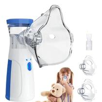 Nebulizador Ultrassônico Portátil com Névoa Silenciosa e Ajustável para Adultos e Crianças LM
