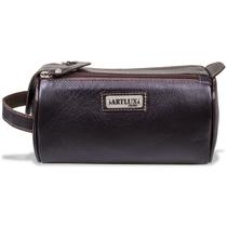 Necessaire Artlux com Zíper Duplo em Couro NC008