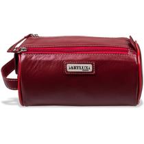 Necessaire Artlux com Zíper Duplo em Couro NC008 Necessaire Artlux com Zíper Duplo em Couro NC008