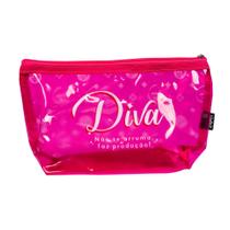 Necessaire Basic em Plástico com Zíper - Diva Clássica Necessaire Basic em Plástico com Zíper - Diva Clássica