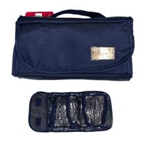 Necessaire Básica Rubys Com Detalhe Dourado AZUL MARINHO - Ruby's