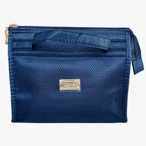 Necessaire Básica Rubys Com Detalhe Dourado AZUL MARINHO