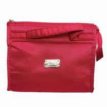 Necessaire Básica Rubys Com Detalhe Dourado PINK - Ruby's