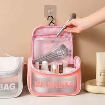 Necessaire Bolsa de Mão Organizadora com Alça Sortida Acessório Prático para Viagem e Uso Diário Necessaire Bolsa de Mão Organizadora com Alça Sortida Acessório Prático para Viagem e Uso Diário