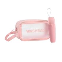 Necessaire Bolsa Impermeável Pequena com Porta Escova de Dentes Necessaire Bolsa Impermeável Pequena com Porta Escova de Dentes