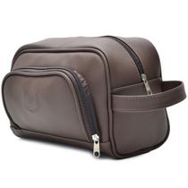 Necessaire Bolsa Lisa Divisórias Feminina Masculina Estojo Organizador Zíper Viagem Dia a Dia