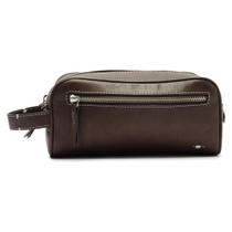 Necessaire Bolsa Masculina Reserva Parma Couro Marrom Necessaire Bolsa Masculina Reserva Parma Couro Marrom