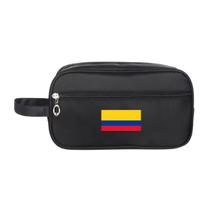 Necessaire Bolsa Nylon Impermeável Estampa Bandeiras Países Necessaire Bolsa Nylon Impermeável Estampa Bandeiras Países