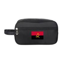 Necessaire Bolsa Nylon Impermeável Estampa Bandeiras Países Necessaire Bolsa Nylon Impermeável Estampa Bandeiras Países