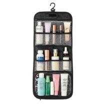 Necessaire bolsa organizadora de higiene pessoal com gancho para viagem mala academia unissex masculino feminino