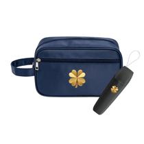 Necessaire Bolsa organizadora Trevo 4 Folhas Sorte e Estojo - Necessaire Bolsa organizadora Trevo 4 Folhas Sorte e Estojo -