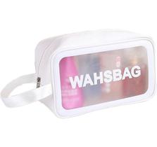 Necessaire Bolsa Viagem Mão Maquiagem Cosméticos WashBag impermeável Pequena Necessaire Bolsa Viagem Mão Maquiagem Cosméticos WashBag impermeável Pequena