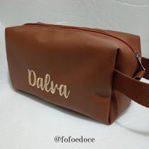 Necessaire box unissex em material sintético Dolaro
