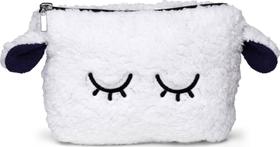 Nécessaire Branco Ovelhinha Cuide-se Bem Boa Noite Nécessaire Branco Ovelhinha Cuide-se Bem Boa Noite