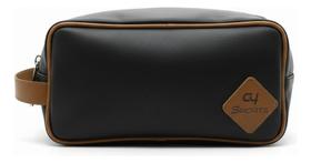 Necessaire C4 Para Higiene Com Alça De Mão E Zíper Necessaire C4 Para Higiene Com Alça De Mão E Zíper