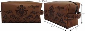 Necessaire Casual Feminina Arabescos Bege, Magicc Necessaire Casual Feminina Arabescos Bege, Magicc