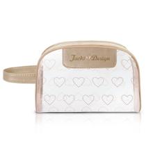 Necessaire Com Alça Jacki Design - Love Dourado Necessaire Com Alça Jacki Design - Love Dourado