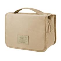 Necessaire Com Gancho Para Viagem Estampa Lisa Jacki Design Creme