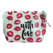 Necessaire com Ziper Porta Niquel Estojo Maquiagem 10 Kiss