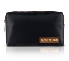 Necessaire de Bolsa Masculina Preto/Marrom Jacki Design