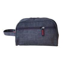 Necessaire de poliéster com alça lateral