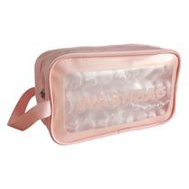 Necessaire de PVC Média Organizador De Malas de Viagem Com Zíper