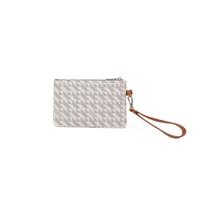 Necessaire de Viagem Feminina com Alça Monograma BG Bege