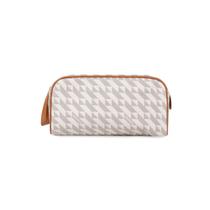 Necessaire de Viagem Feminina Maxi Monograma BG Bege Necessaire de Viagem Feminina Maxi Monograma BG Bege
