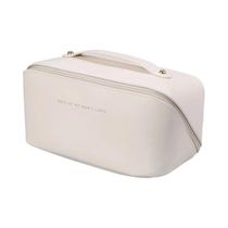 Necessaire De Viagem Grande Em Couro Para Mulheres, Organizador De Maquiagem, Kit De Higiene